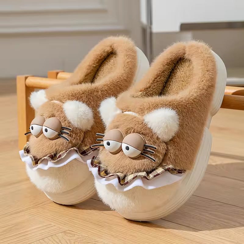 Cute cartoon cotton slippers