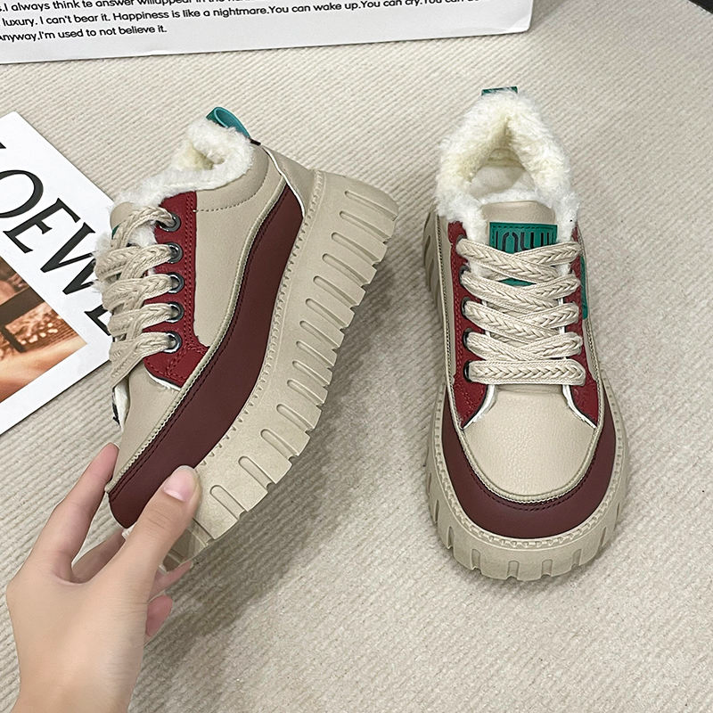 Winter Warm Velvet Board Shoes 