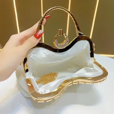 Rhinestone Evening Clutch Bag