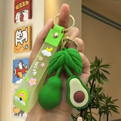 Realistic Fruit Keychain 