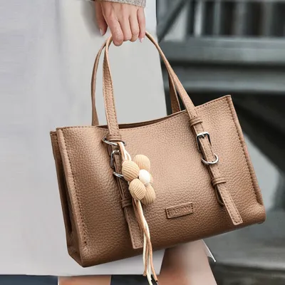 Ladies Elegant Flower Charm Tote Bag