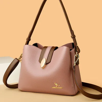 Single Zipper Shoulder Bags for Women