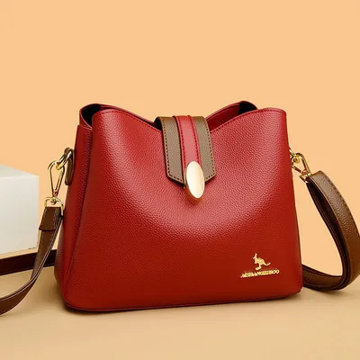Single Zipper Shoulder Bags for Women