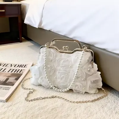 High-Looking Fairy Rose Flower Handbag
