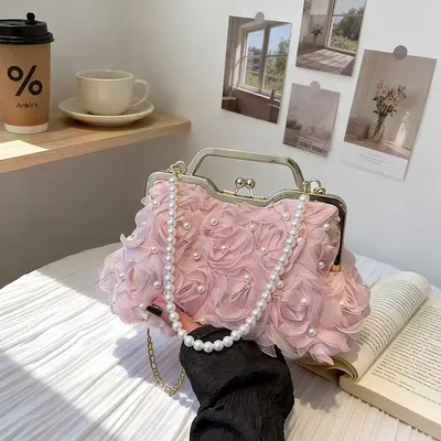 High-Looking Fairy Rose Flower Handbag