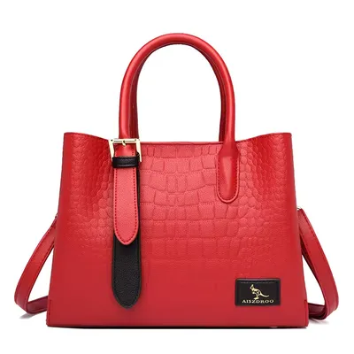 Luxury Retro Crocodile Crossbody Tote Bag