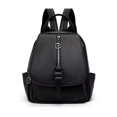 Solid Color Waterproof Backpack Bag