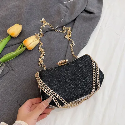 New Fashion Shiny Retro Ladies Party Bag