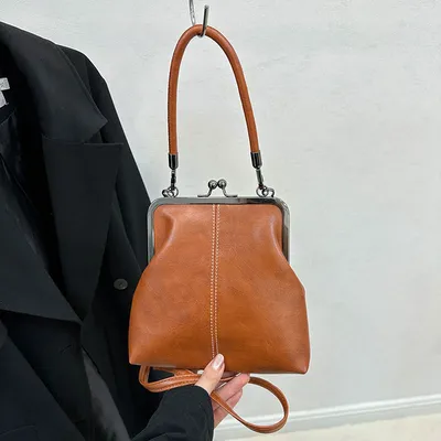 Fashion Solid Color Design Hand Bags