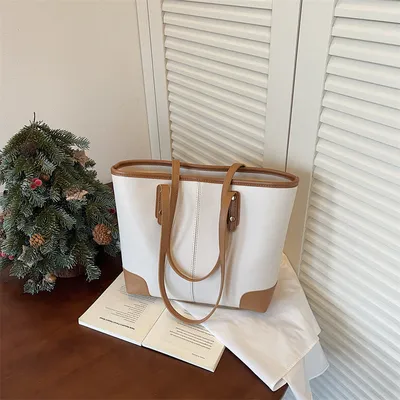 Luxury Shoulder PU Leather Tote Bag