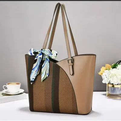 Bowknot Scarf Woman Shoulder Bags