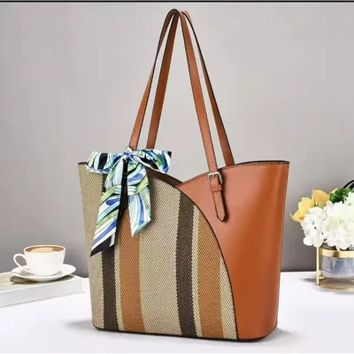 Bowknot Scarf Woman Shoulder Bags