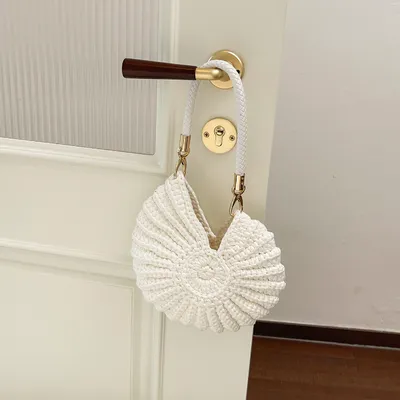 Conch Woven Bag Shell Shape