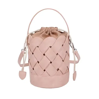 Women's Lace up Bucket Bag 