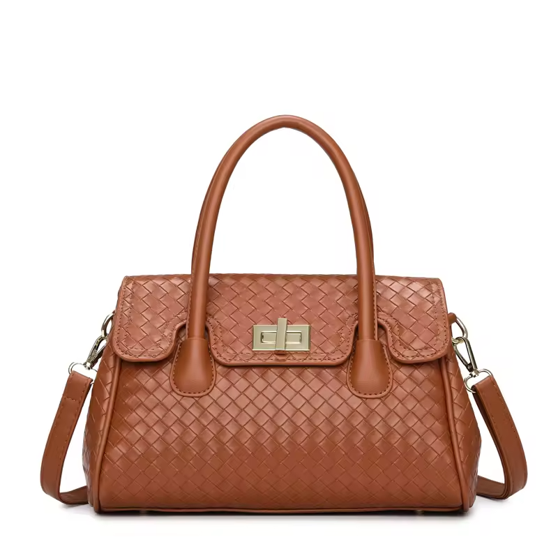 Rotating Buckle Handbag for Womens