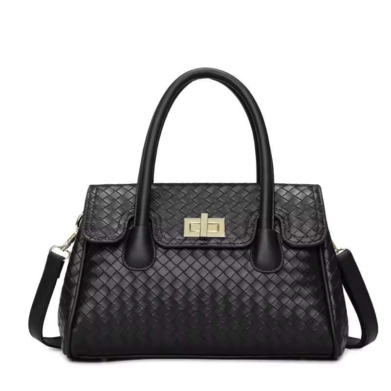 Rotating Buckle Handbag for Womens