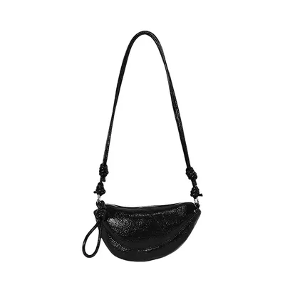 Casual Zipper Saddle Soft Bag 