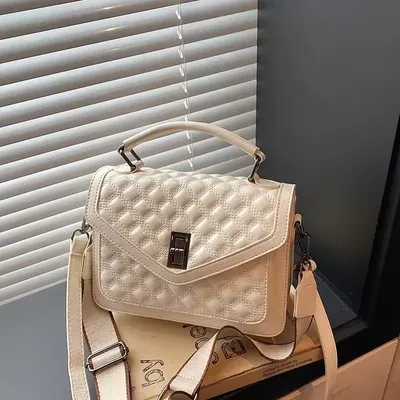 Rotating Lock Handbag for Women