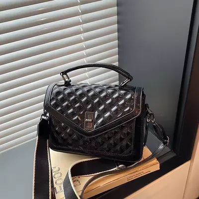 Rotating Lock Handbag for Women