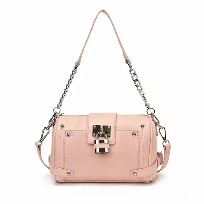 Daily Work Fashion Lock Shoulder Bag 