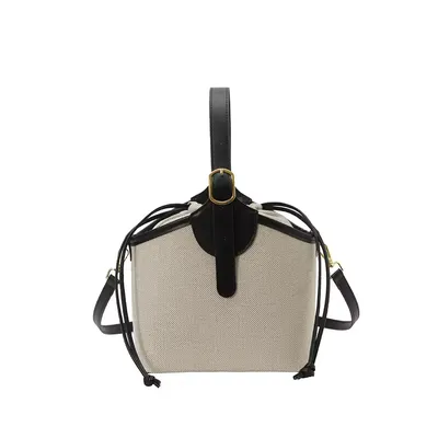 Vintage Drawstring Bucket Bag