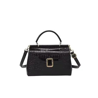 Crocodile Pattern Classic Shoulder Bag