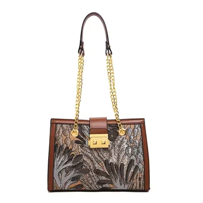 Classic Buckle Womens Shoulder Bag