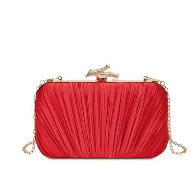  Pleated Fashionable Chain Bags 