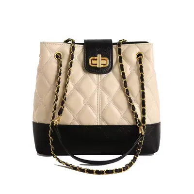 Rotating Lock Shoulder Bag