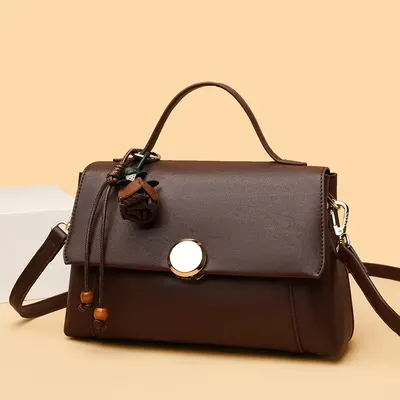Retro With a Lock Luxury Handbag