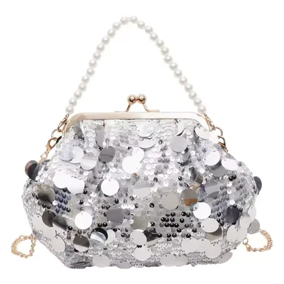  Pearl Decoration Handbag for Women