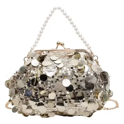  Pearl Decoration Handbag for Women