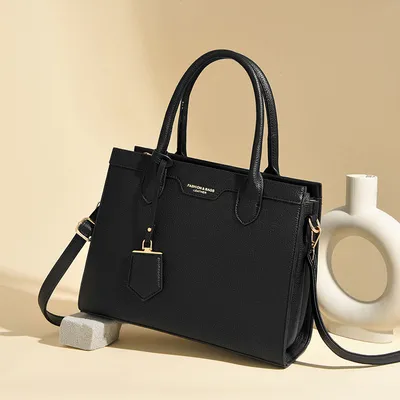 Multi Layer Simple Shoulder Bag