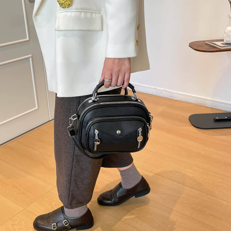Portable Multi Layer Crossbody Bag