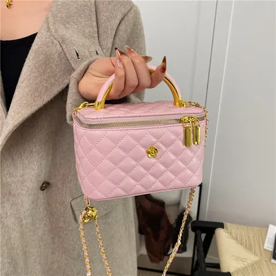 Diamond Grid Chain Ladies Shoulder Bag