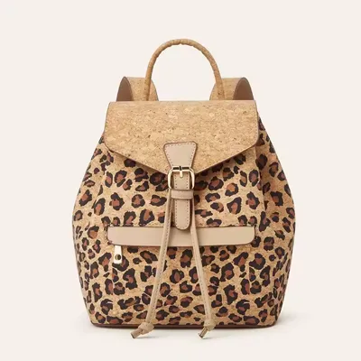 Fashion Cork Drawstring Backpack