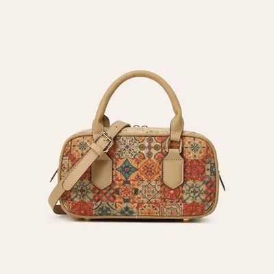 Fashion Cork Ethnic Style Handbag