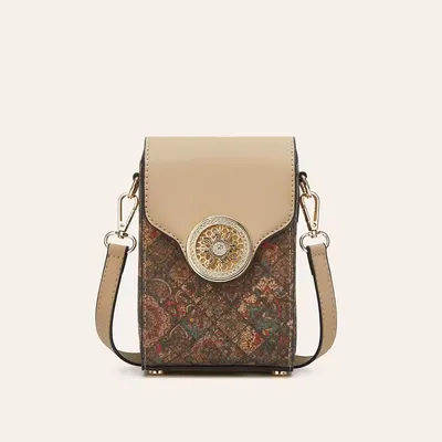 Cork Print Mini Shoulder Bag