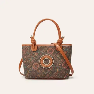 Fashion Cork Fabric Handbag