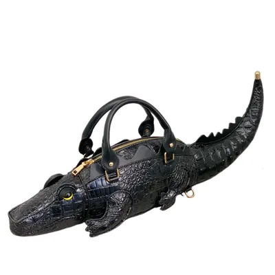 Crocodile-Shaped Women's Backpack