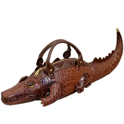 Crocodile-Shaped Women's Backpack