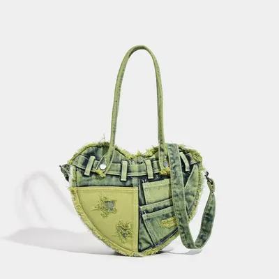 Girl Artistic Love Underarm Bag