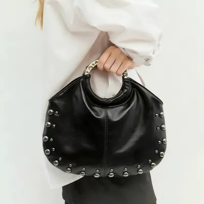 Light Luxury Studded Crossbody Bag