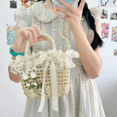 French Lolita Style with a Handbag