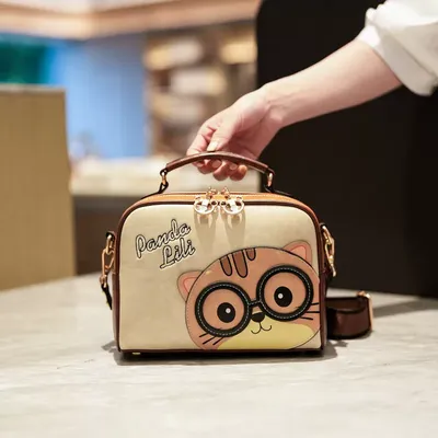 Cartoon Small Square Bag for Women