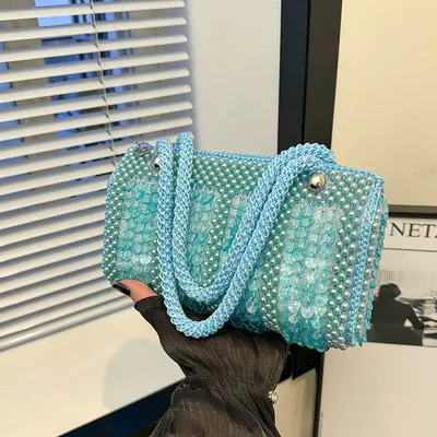 Chanel Pearl Hand Pillow Bag