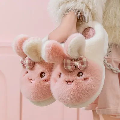 Cute Puppy Cotton Slippers for Women