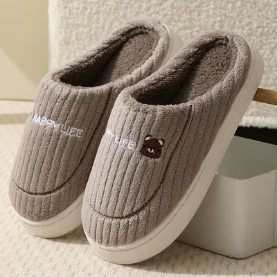Cotton Slippers for Women in Winter 