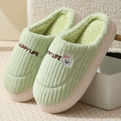 Cotton Slippers for Women in Winter 