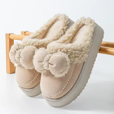 Winter Floor Cotton Slippers